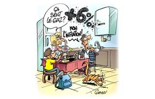 Le dessin de Chaunu : la hausse des prix du gaz
