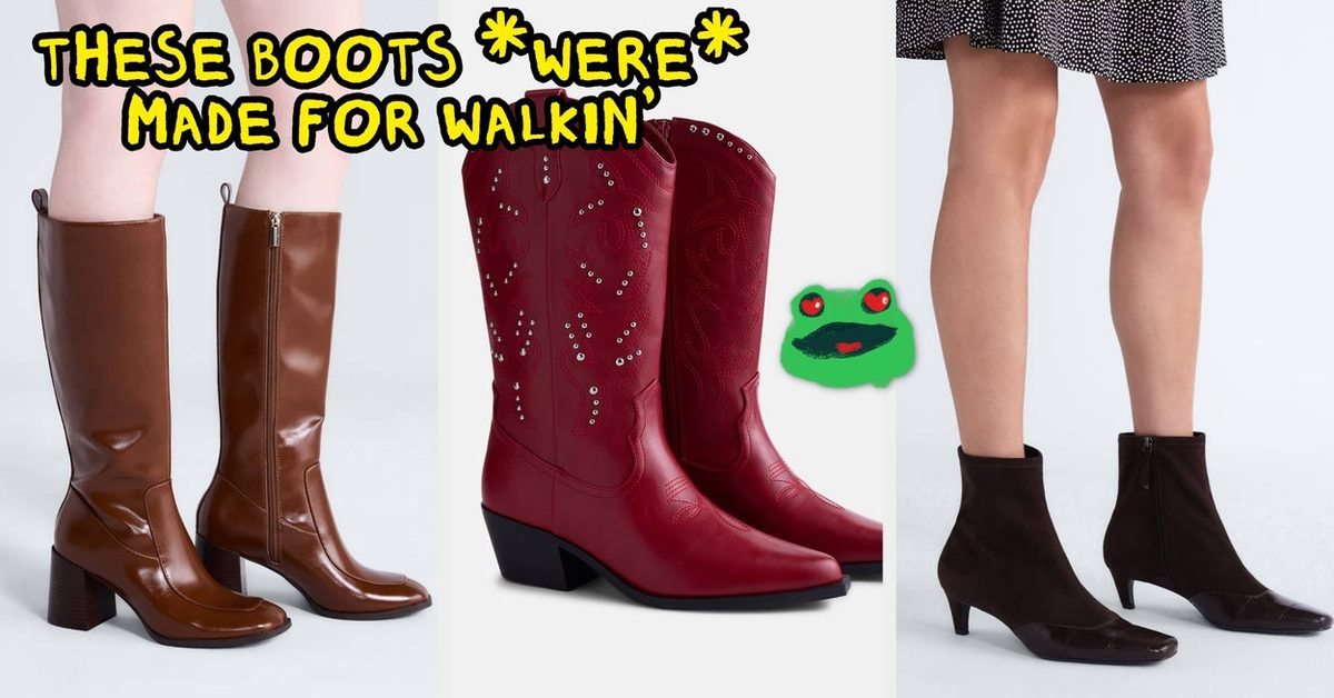 27 Pairs Of Boots From Walmart You Won’t Stop Wearing Until You’ve Worn Out The Soles