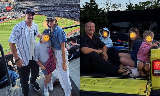 Binky Felstead and ex Joshua Patterson lauded for 'setting a great co-parenting example' as he visits daughter India in…