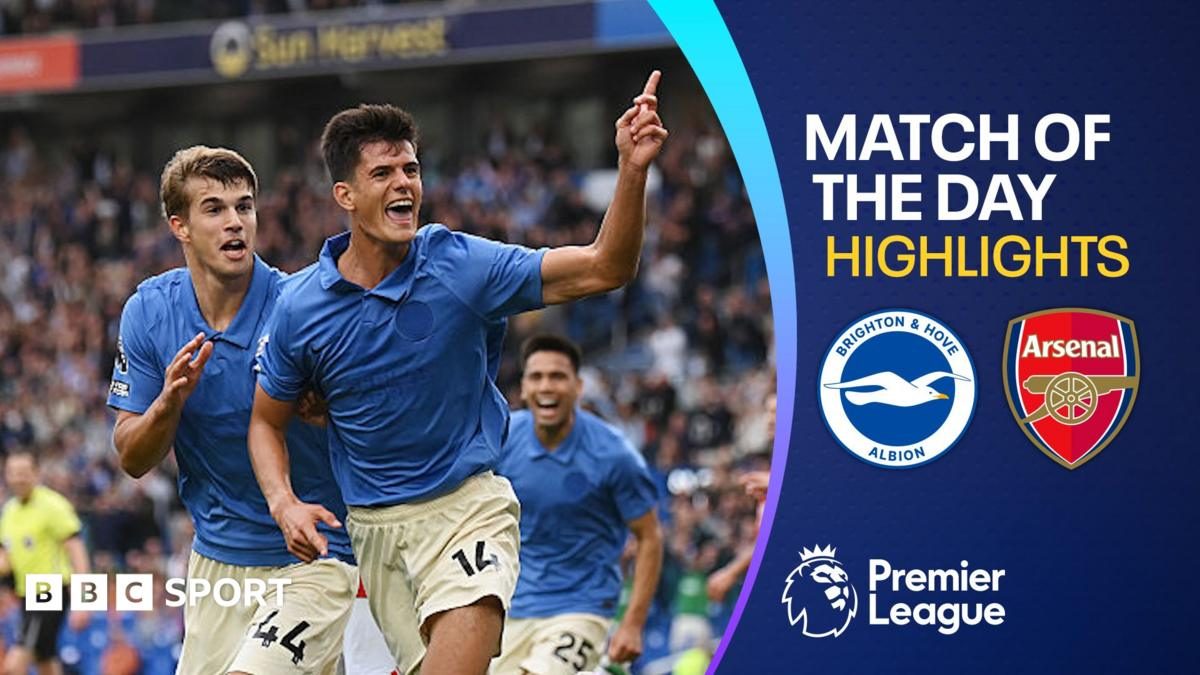 Brighton cruise past Arsenal to end the champion's perfect start