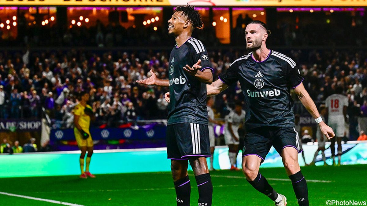 Anderlecht wast Zulte Waregem de oren, met een hoofdrol voor Bentayeb: 1 goal, 2 assists én een ferme botsing
