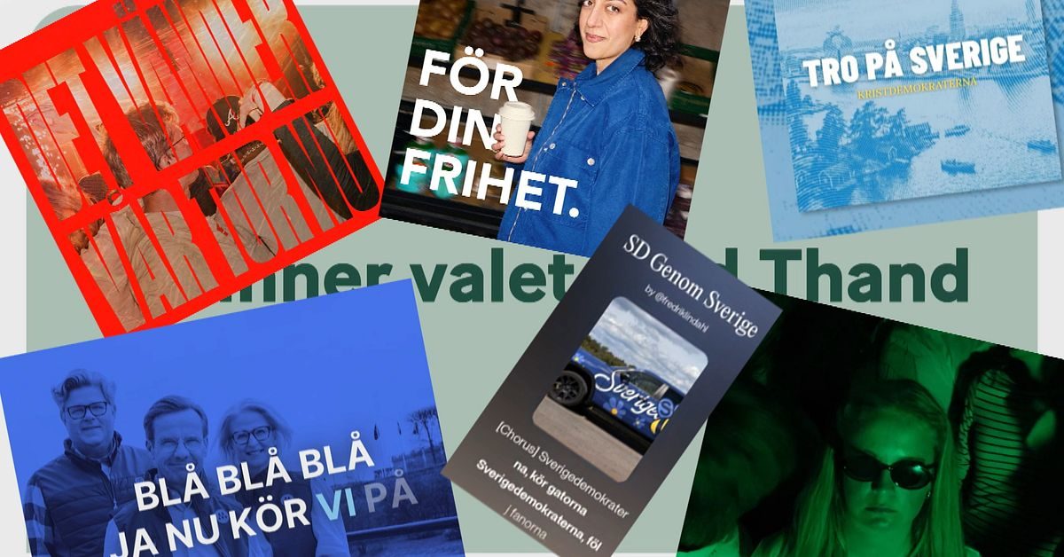 Så låter partiernas vallåtar: ”Väldigt tafflig musik”