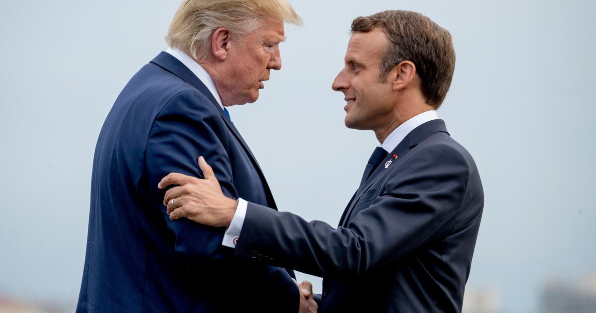 "C'est une évidence": quand Macron répond à Trump et sa carte polémique