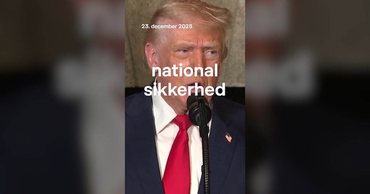 ’Vi skal bruge det!’: 10 gange Trump har talt om Grønland
