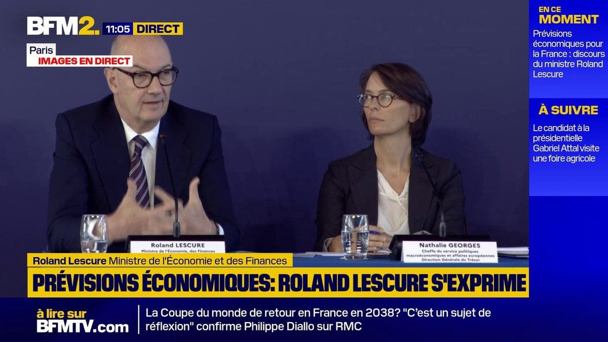 La France "aura un déficit supérieur à 5%" en 2026, déclare Roland Lescure