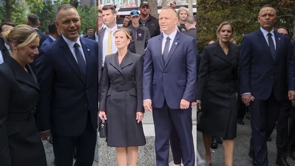 Karol i Marta Nawroccy dotarli do Nowego Jorku. Pierwsza dama dotrzymywała kroku mężowi w ELEGANCKIM płaszczu (ZDJĘCIA)