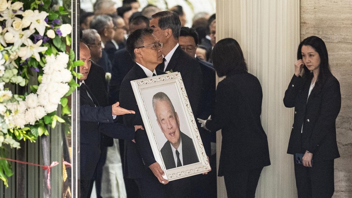 A state funeral in Hong Kong honors Tung Chee-hwa, the city's first post-colonial leader