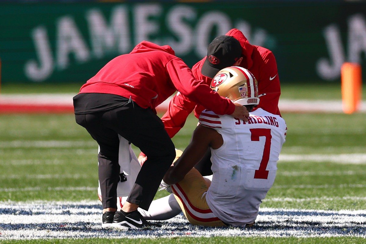 Top Sports Doctor Fears the Worst for 49ers Rookie WR De'Zhaun Stribling