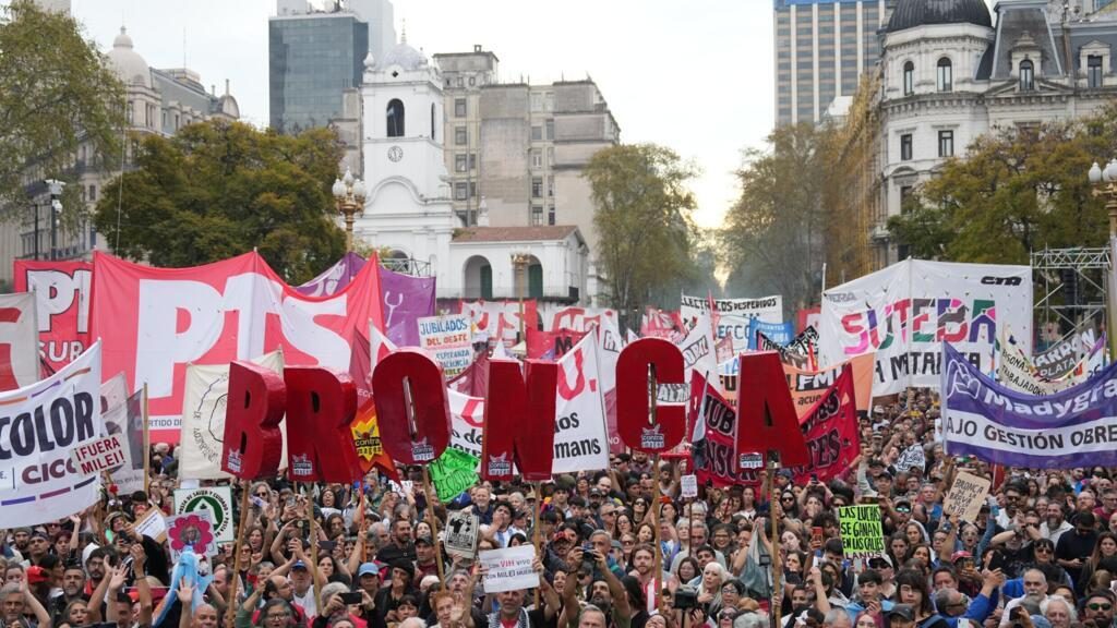 Argentine: des marches de «la colère» contre le président Milei et sa politique d'austérité