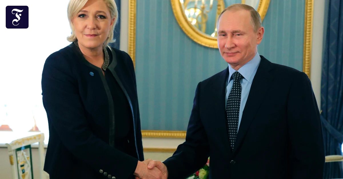 Ton verschärft: Le Pen bezichtigt Moskau „feindlicher Taten in Europa“