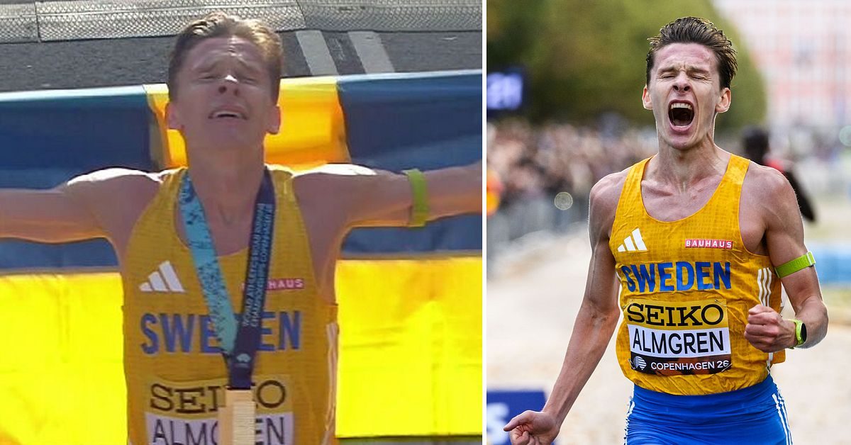 VM-guld till Almgren – efter nytt Europarekord