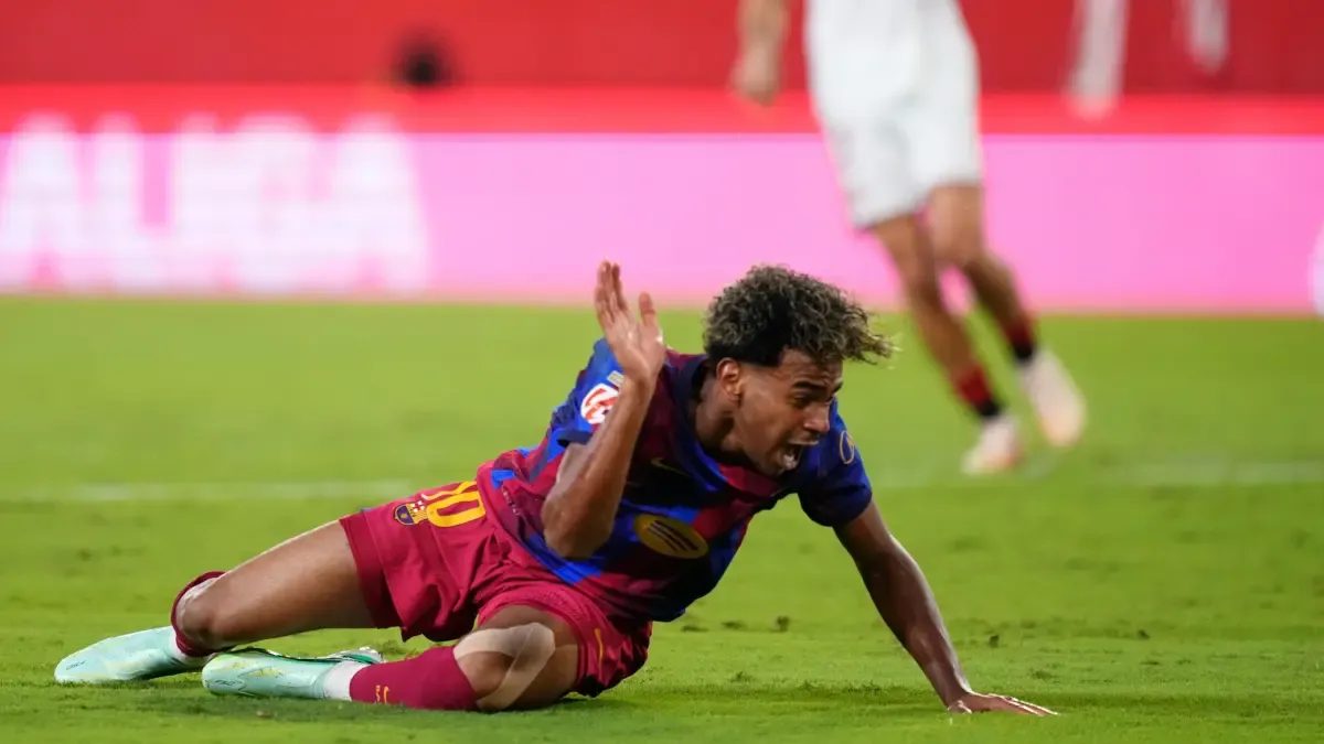 Lamine también habló alto y claro en el campo