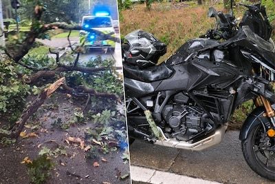 Carl (54) krijgt tak van boom op zijn hoofd tijdens ritje met motor: “Pas toen ik me omdraaide, besefte ik wat er gebeu…