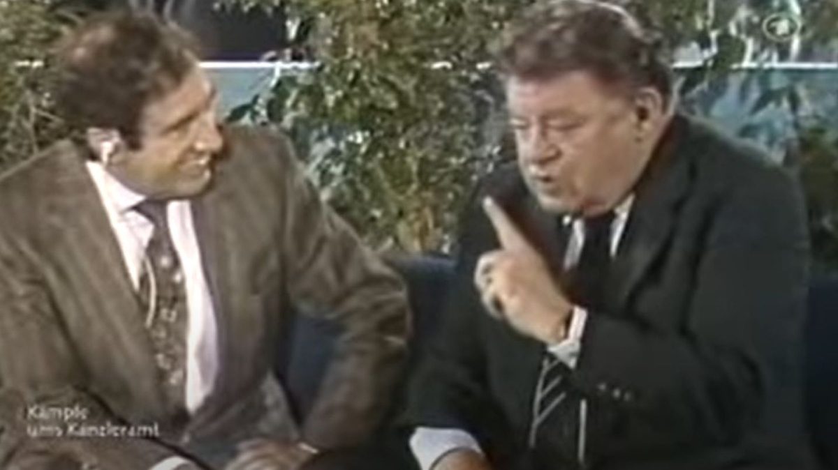 Momente der TV-Geschichte: Franz Josef Strauß poltert in der Elefantenrunde