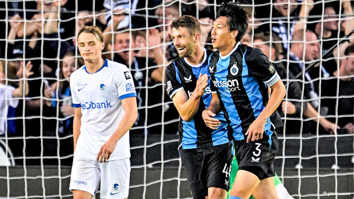 LIVE: Twee goals uit twee standaardsituaties, Racing Genk gaat op vijf minuten helemaal kopje-onder bij Club Brugge