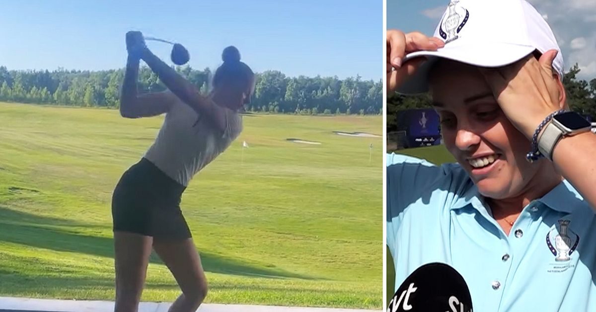 Golfstjärnan får se Isabelle Haaks jättesving: ”Löjligt”