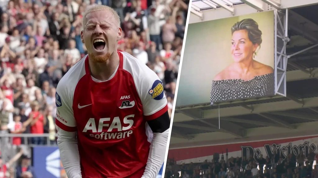 Na prachtig eerbetoon aan Bartina Koeman helpt Meerdink AZ aan winst en koppositie