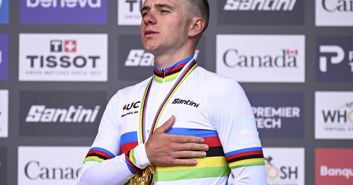 Un record historique pour Remco Evenepoel, quadruple champion du monde du chrono