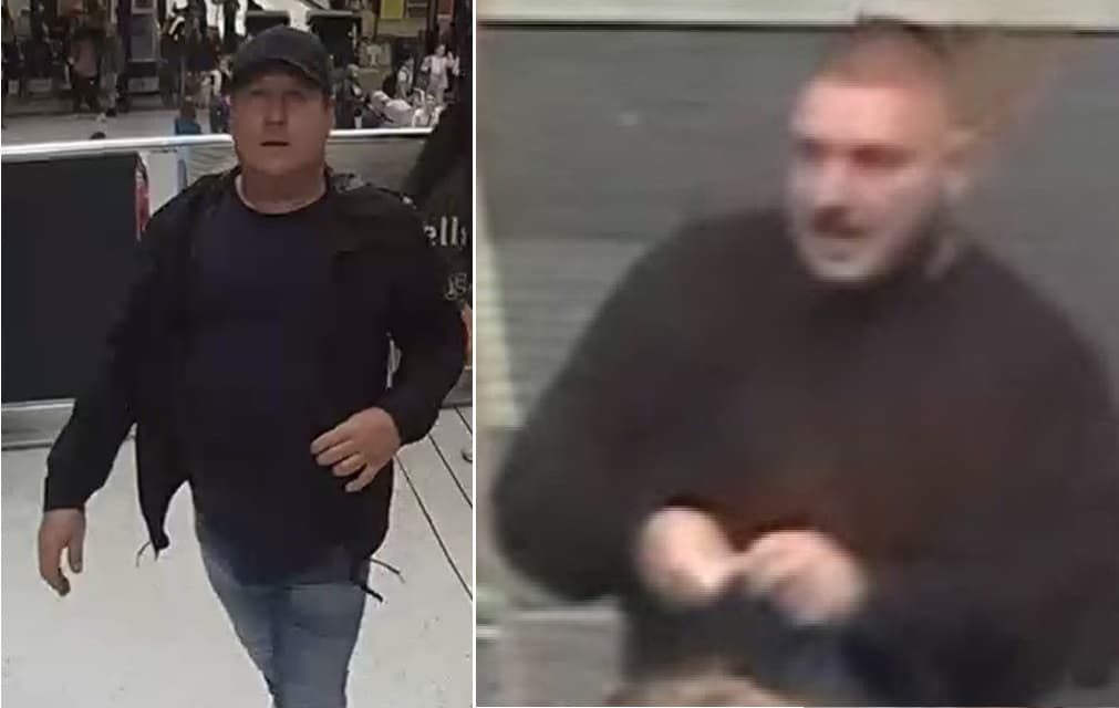 Police hunt for two men after victim's teeth knocked out at London station
