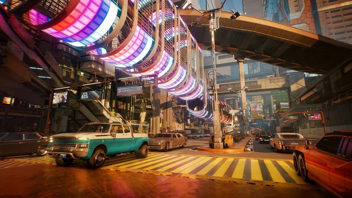 Night City z Cyberpunka 2077 stworzono niemal w całości ręcznie, detal po detalu