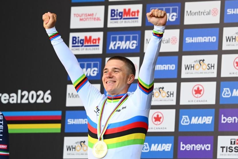 « Après 6 kilomètres, je savais que j'étais en avance sur les autres » : Remco Evenepoel intouchable sur le contre-la-m…