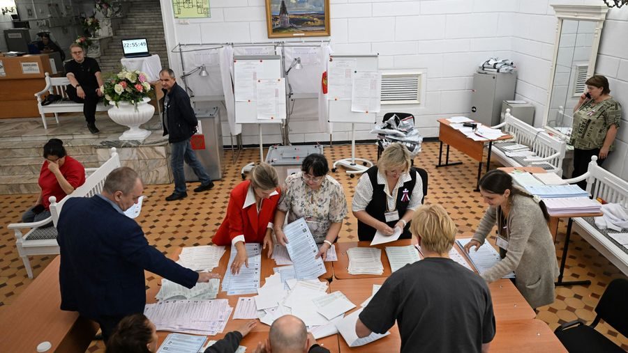 Valg i Rusland: Putins parti står til at blive størst