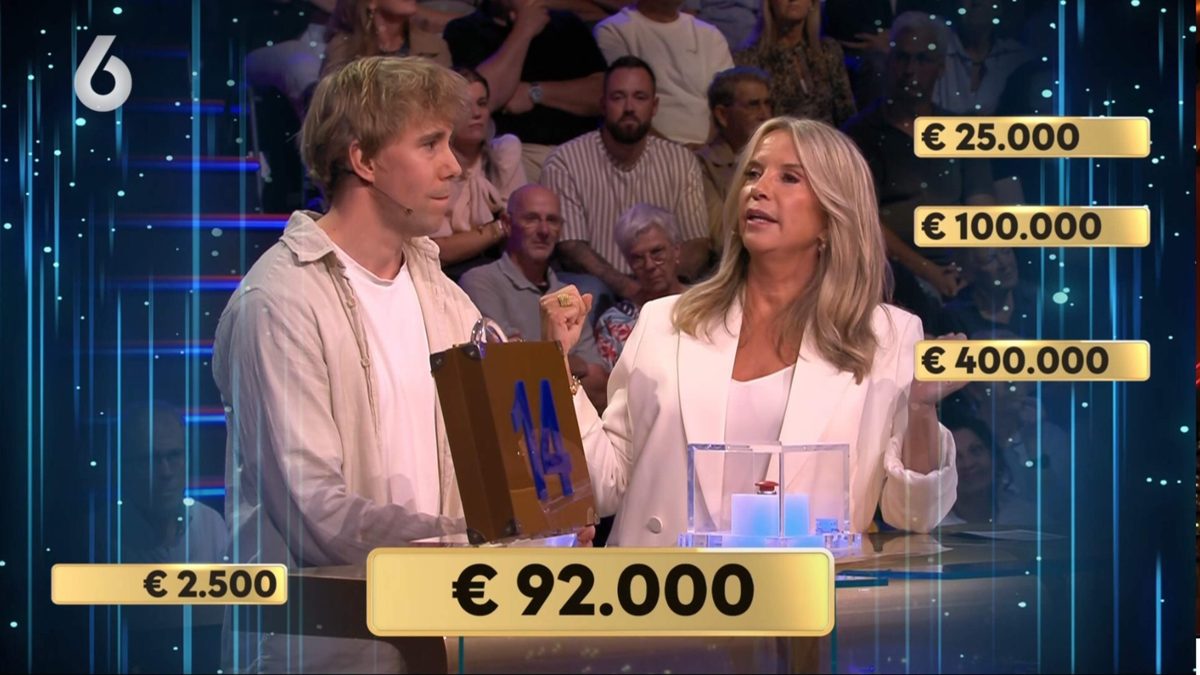 Bloedspannende ’Miljoenenjacht’ eindigt in triomf voor waaghals Sjoerd: ’Ik had eigenlijk wel meer verwacht’