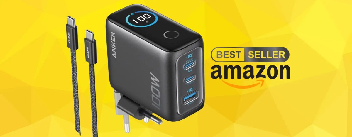 3 USB velocissime, display e 100 W di potenza: Power Bank Anker Nano