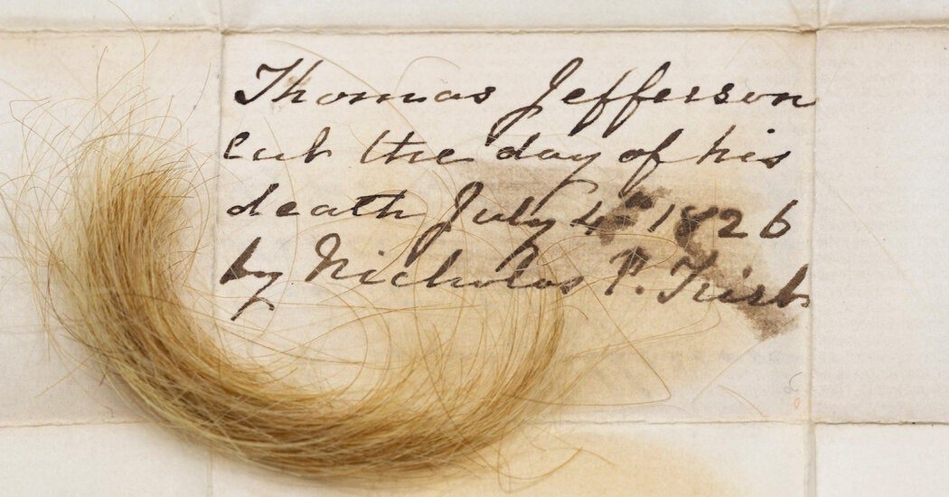 Two Centuries On, Smithsonian Connects Jefferson’s Hair to Hemings’s Children