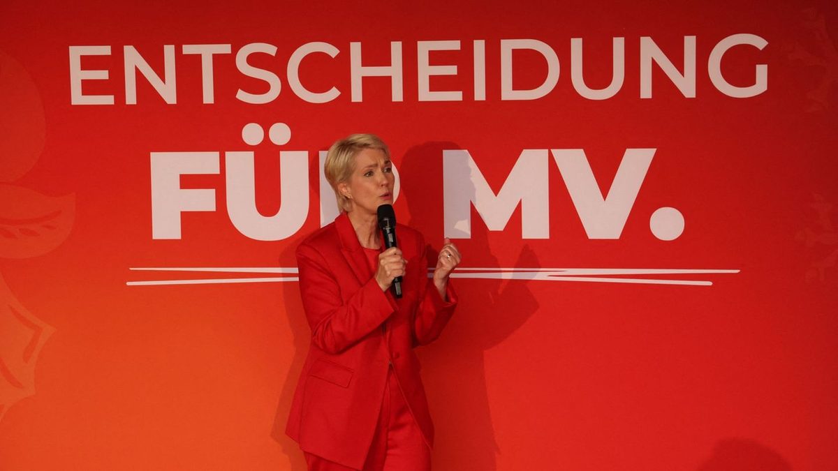 Landtagswahl: Die „Frau gegen Blau“ hofft auf Fortsetzung in Schwerin