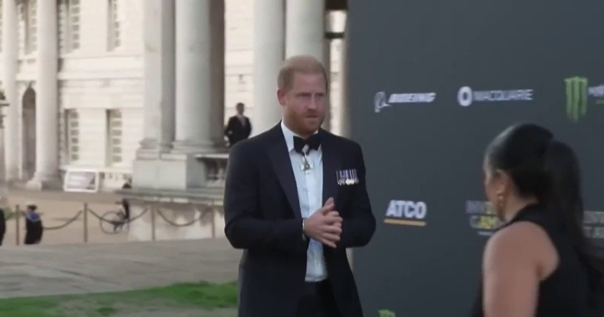 Prince Harry makes first public appearance since family's return to the U.K.