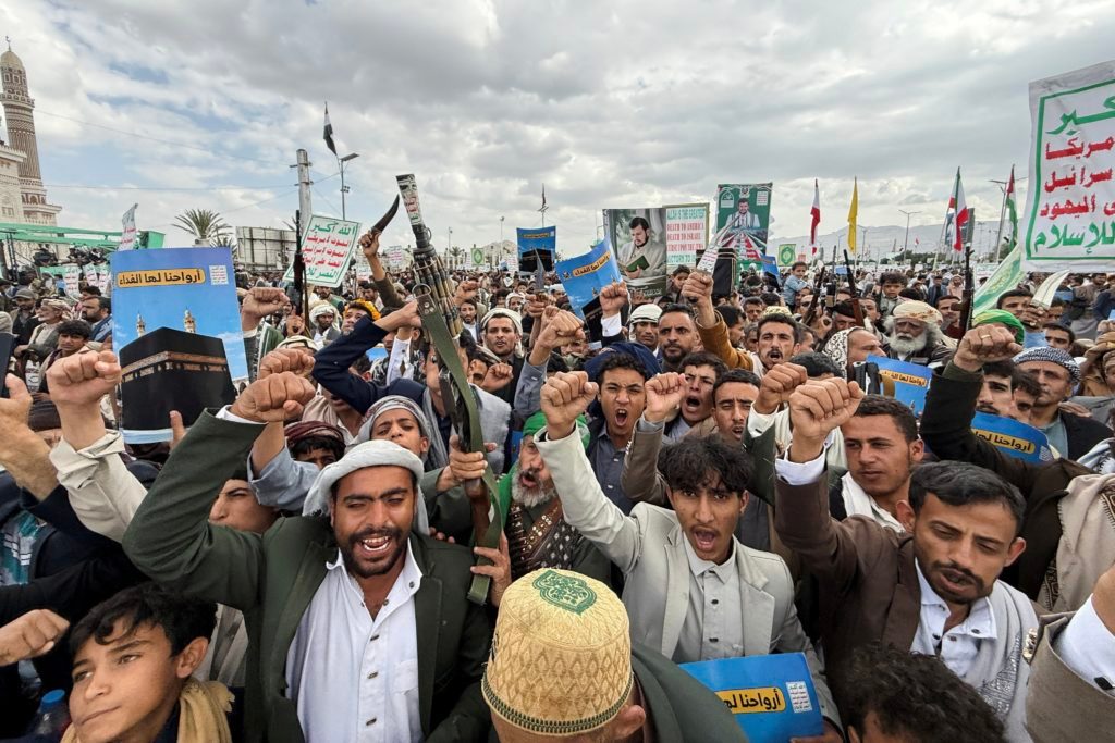 Iran-backed Houthi rebels warn against joining Saudi Arabia in Yemen's growing civil war