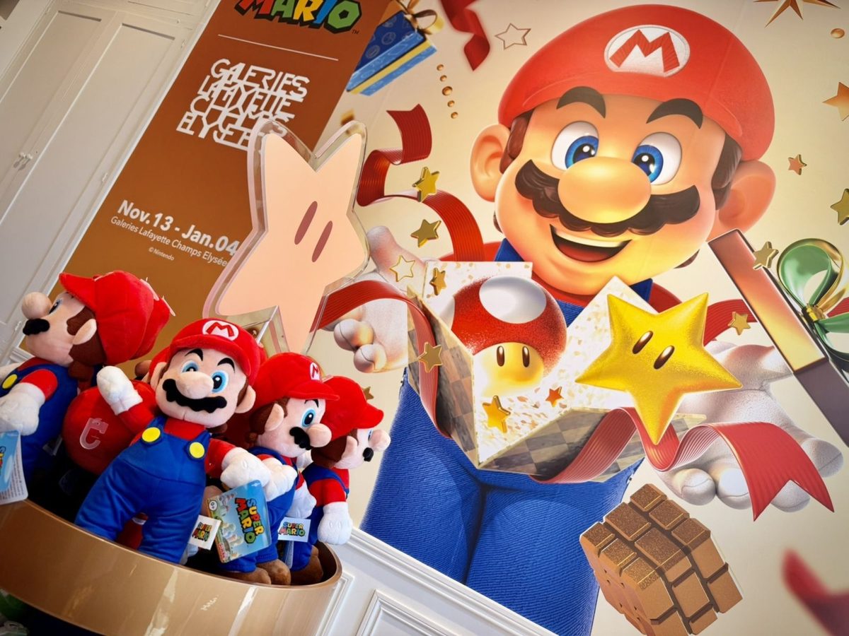 Nintendo : les Galeries Lafayette des Champs-Élysées aux couleurs de Super Mario pour Noël