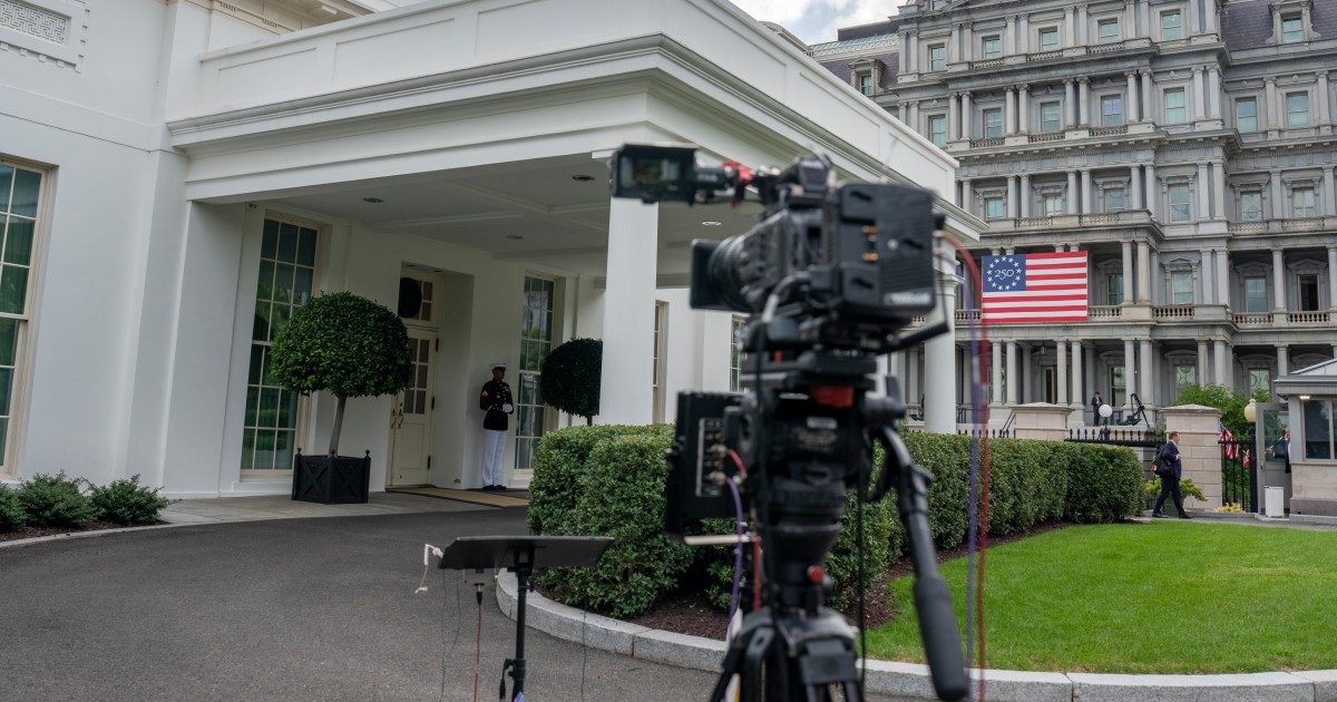 MS NOW says its journalists were denied access to White House after Trump announced ban