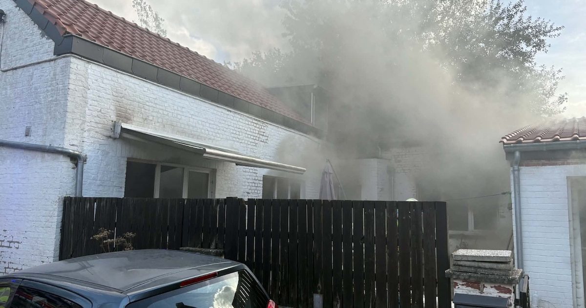 Violent incendie à Fleurus : une maison inhabitable