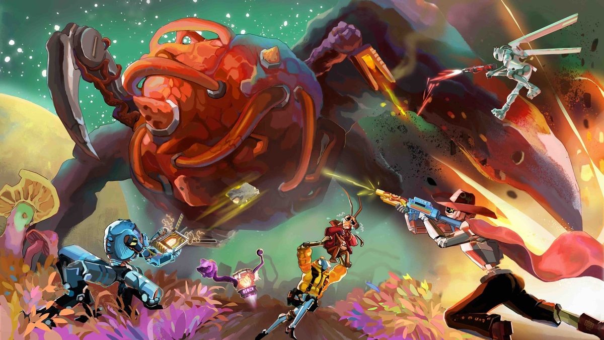 Robots versus fungi FPS Mycopunk is leaving early access next month