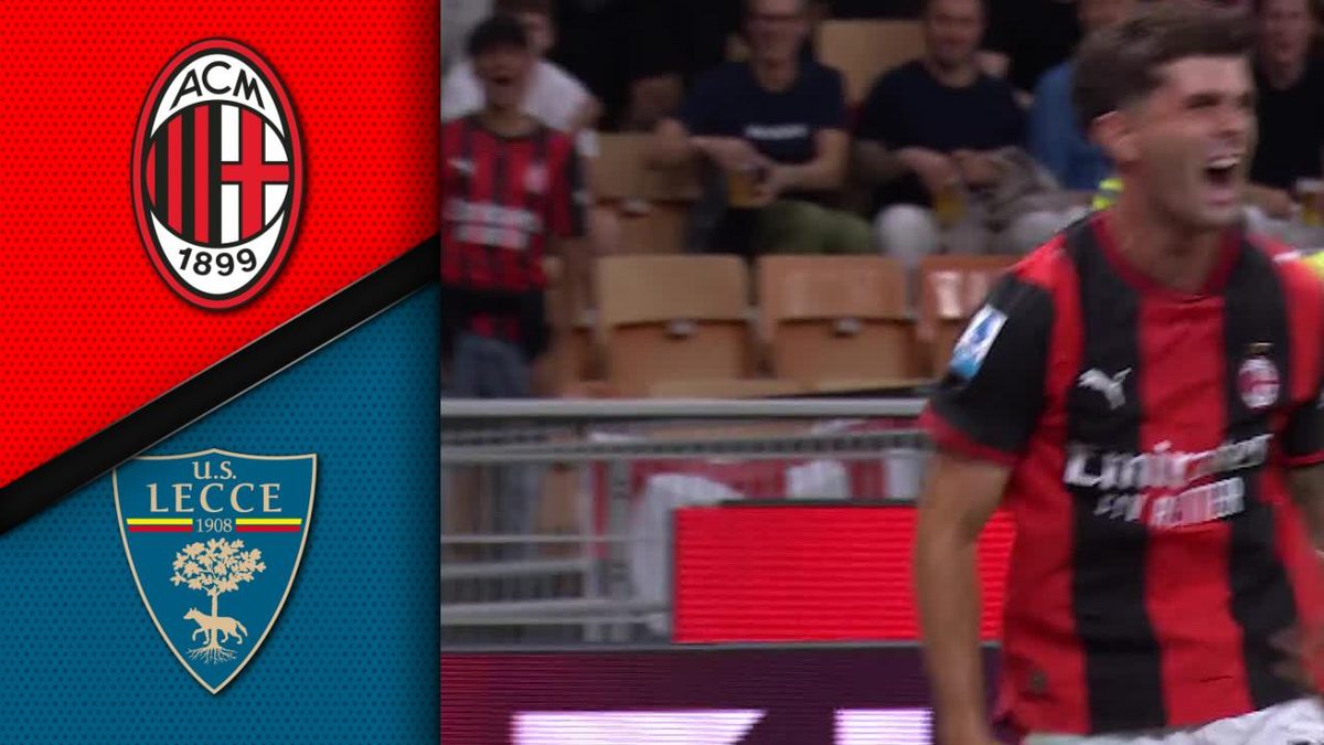 Se høydepunktene fra AC Milan - Lecce