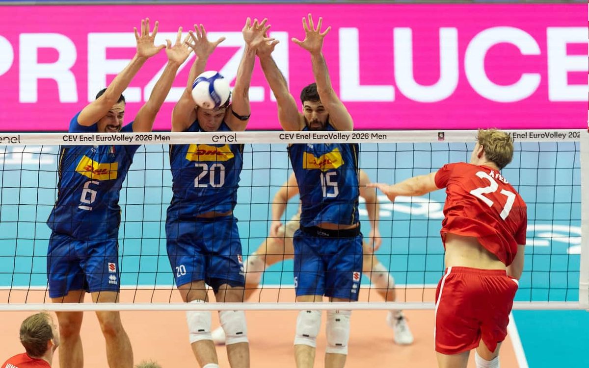 Europei volley maschile 2026, Italia-Danimarca 3-0: azzurri ai quarti di finale