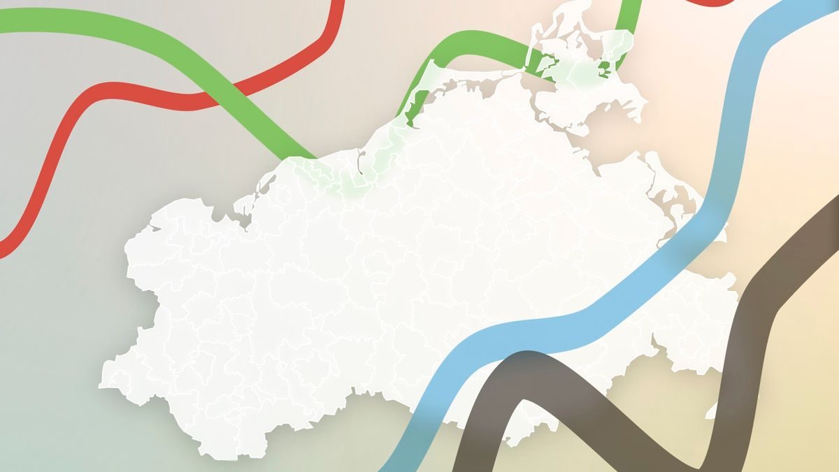 Mecklenburg-Vorpommern-Wahl: Wie die CDU im blau-roten Zweikampf einfach verschwand - Datenanalyse