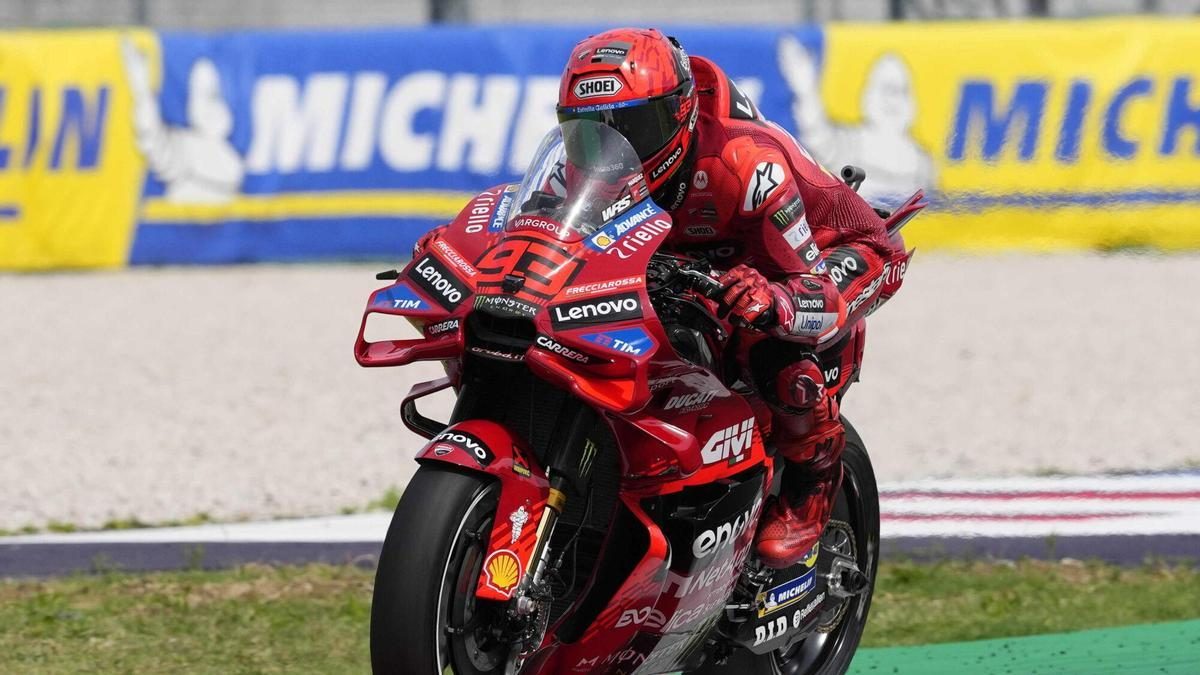 Libres 1 MotoGP del GP de San Marino, en directo hoy: resultado de Marc Márquez y Jorge Martín, en vivo