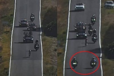 Beelden van motoren in Vuelta gaan viraal en leiden tot discussie in peloton: werd rodetruidrager Enric Mas handje geho…