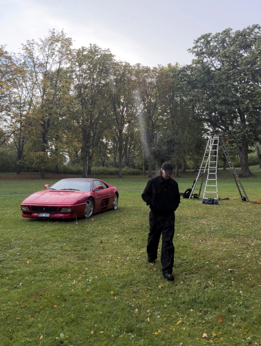 A music video in the making, on a beautiful rainy day just outside Stockholm. Where the sky softened and the story came…