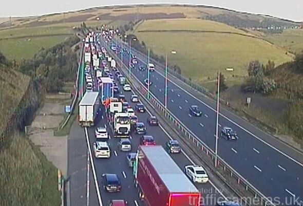 M62 closed in both directions after woman falls from motorway bridge
