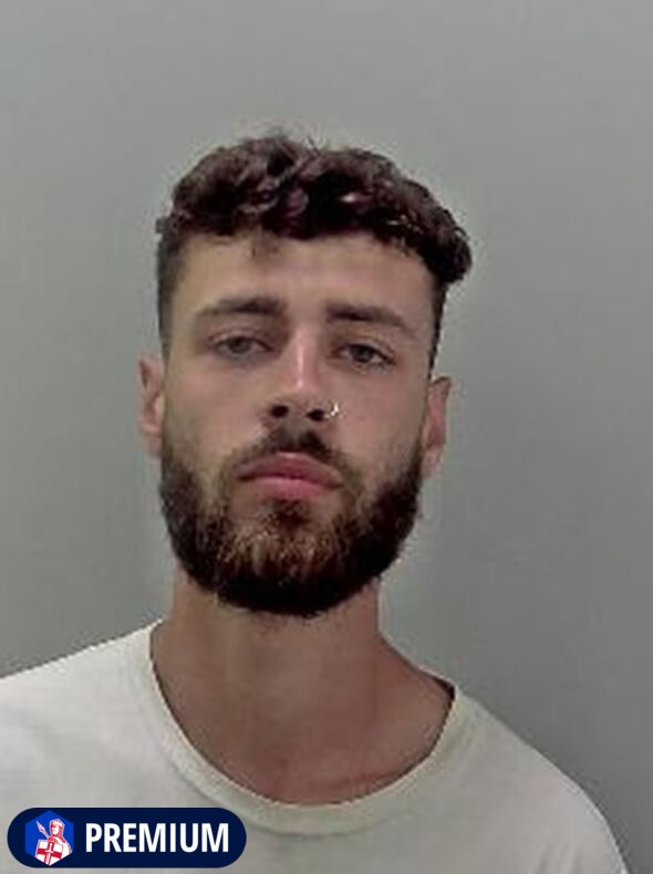 Bully points gun at terrified woman's head and threatens to sexually abuse her dead body