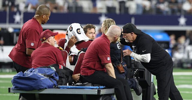 VIDEO: Tom Brady Swears on Live TV After Watching Gruesome Jayden Daniels Injury