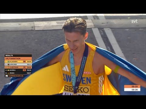 Andreas Almgren vann VM-guld i halvmaraton
