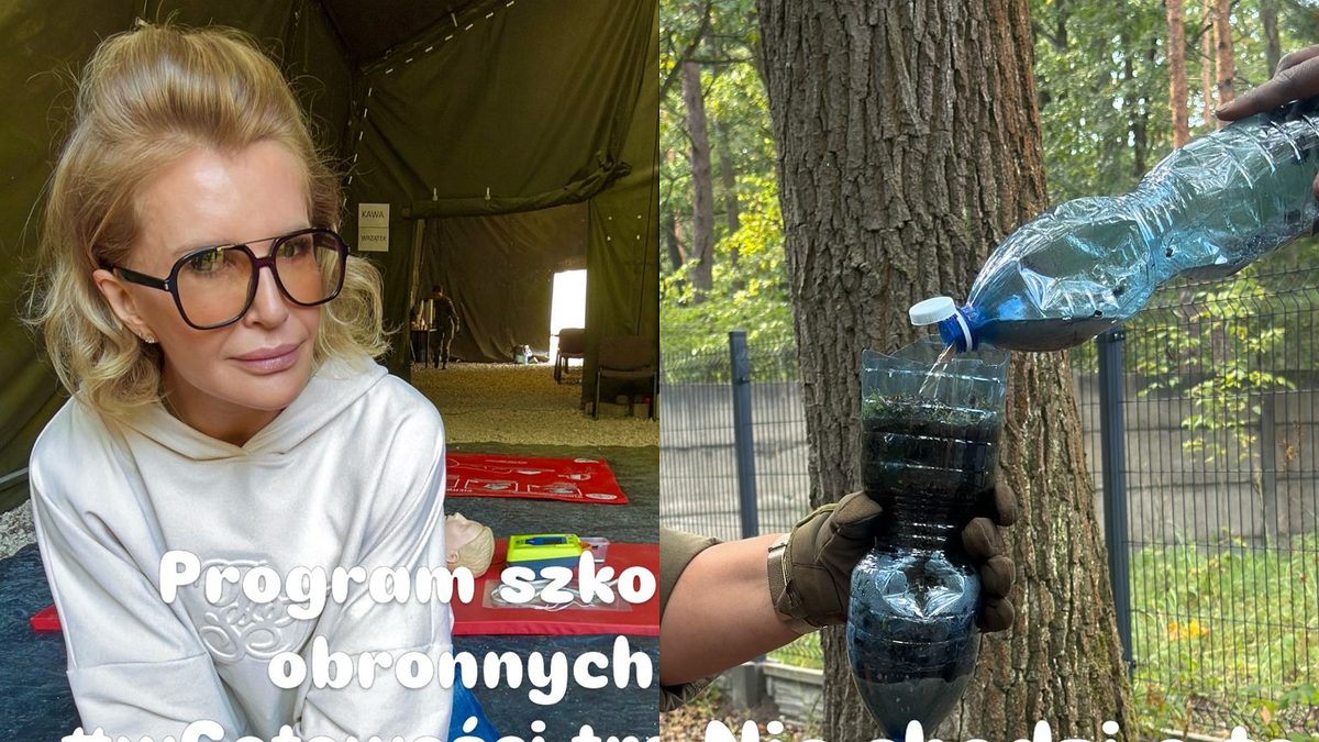 Racewicz wzięła udział w szkoleniu obronnym. Pokazała, jak ono wygląda. "Martwię się"