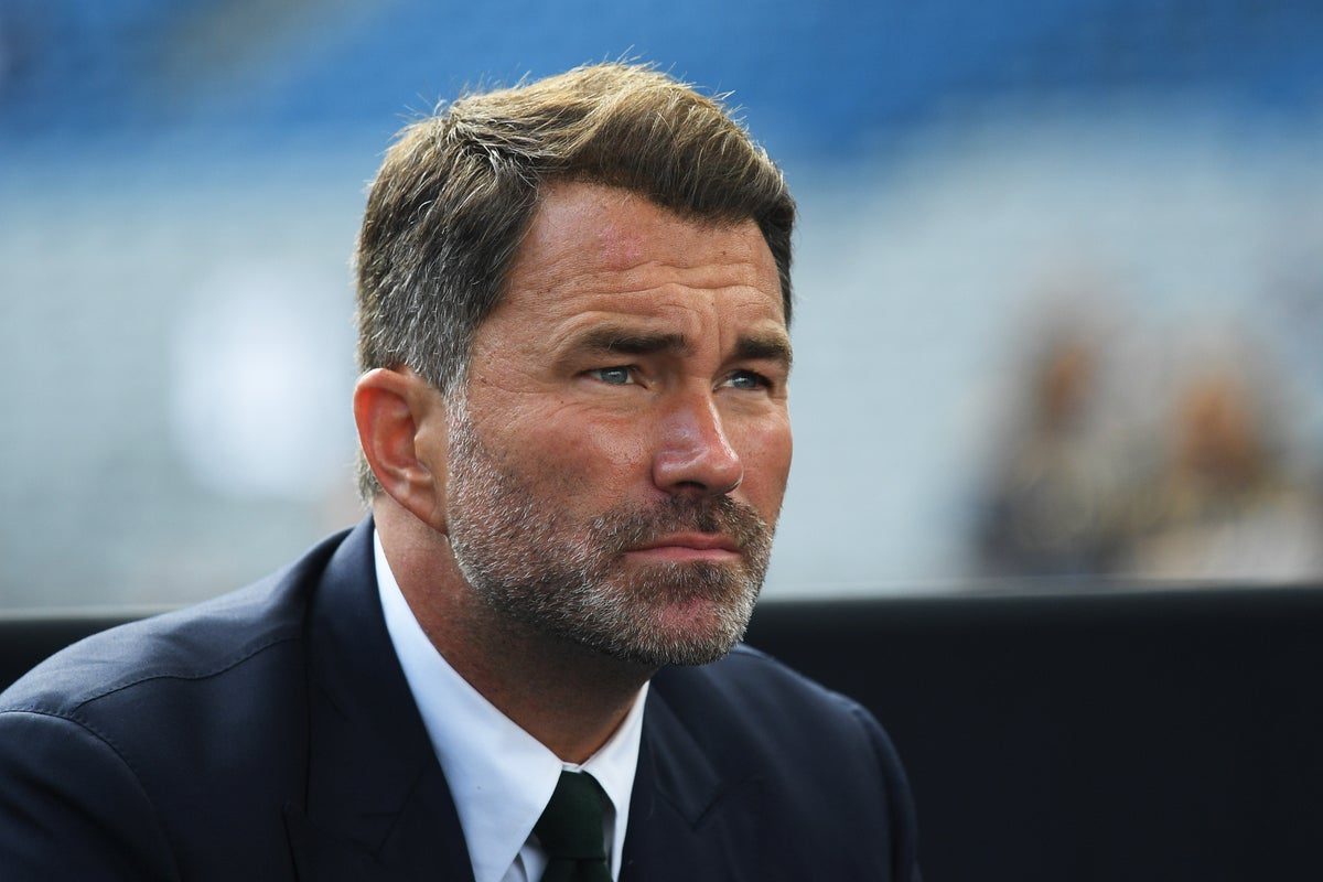 Eddie Hearn responds to Dana White tirade amid Cardiff talks for Anthony Joshua v Tyson Fury