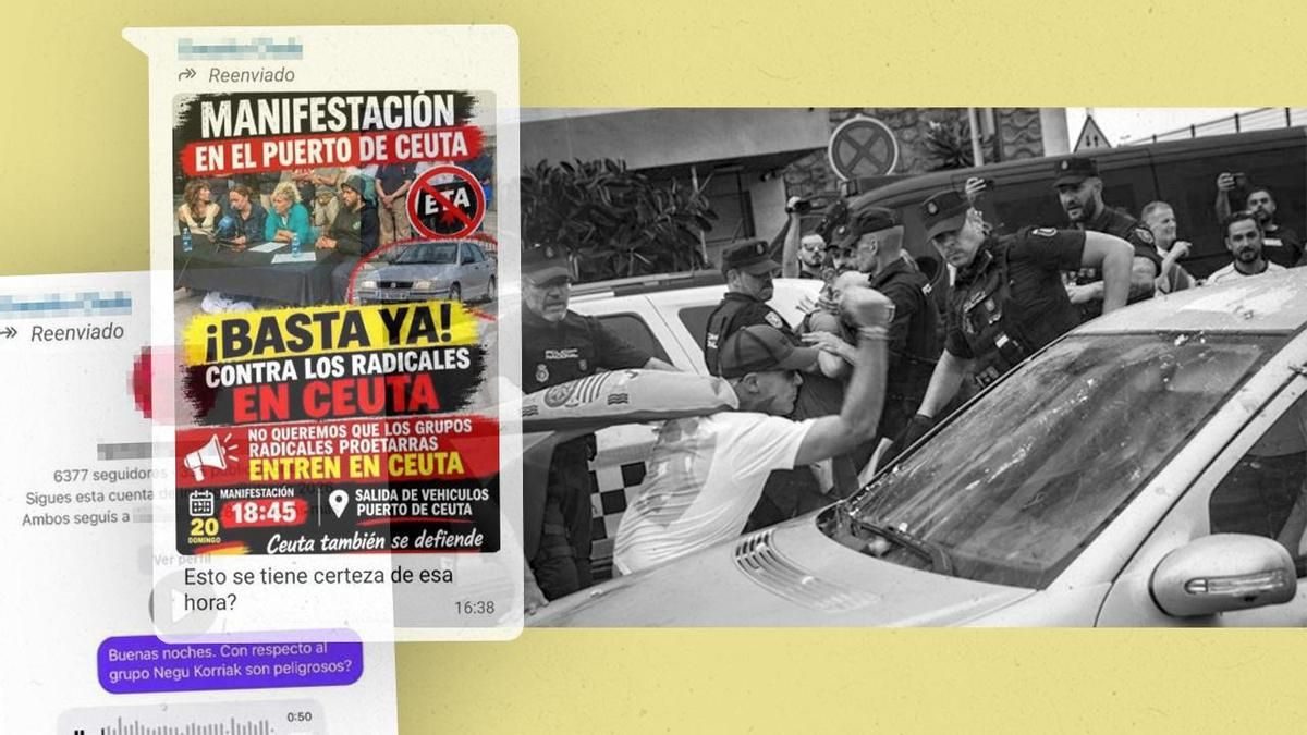 El audio que encendió la chispa y que acabó en agresión al coche de la diputada ceutí: "Apoyan a ETA"