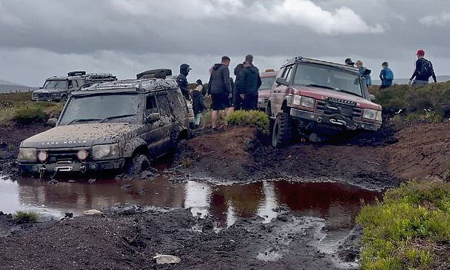 Thugs who ruined beauty spot when driving on private land in 4x4s are caught out by their own TikTok videos